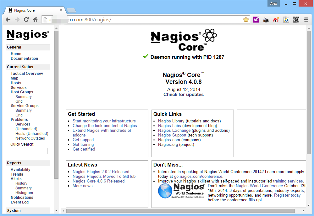 CentOS 6.5 安装nagios监控